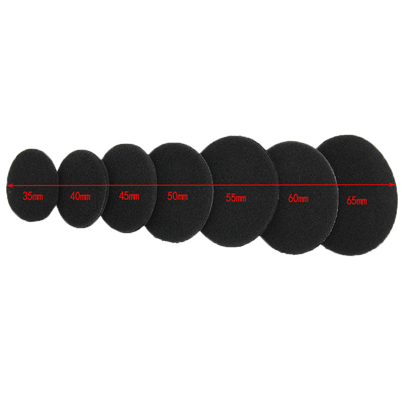 Round headphone cover sponge cover 18 35 40 45 50 55 60 65 ear cotton cover protective cover earmuffs cotton cover