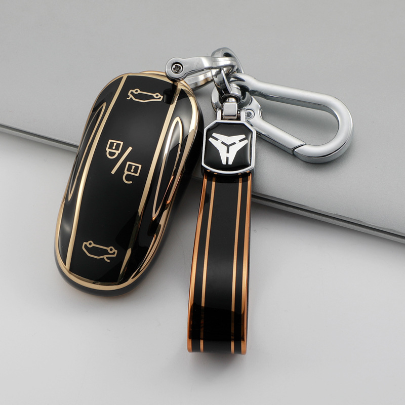For Tesla Model 3 Key Case Imported Model Y X Smart S Key Protective Bag Buckle