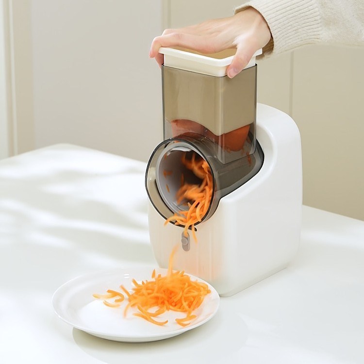 Electric Vegetable Cutter Home Multi-Function Roller Cutter Commercial Automatic Wireless Slicing Shredding Machine