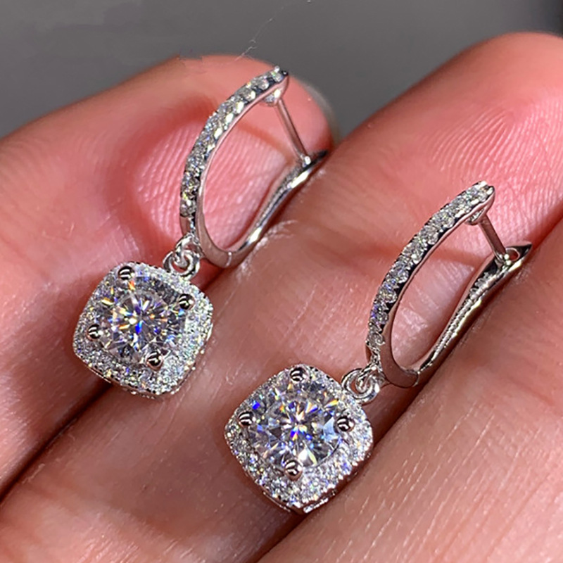 Cao Shi New Delicate Women's Micro-Set Zircon Ear Cuff Earring Jewelry