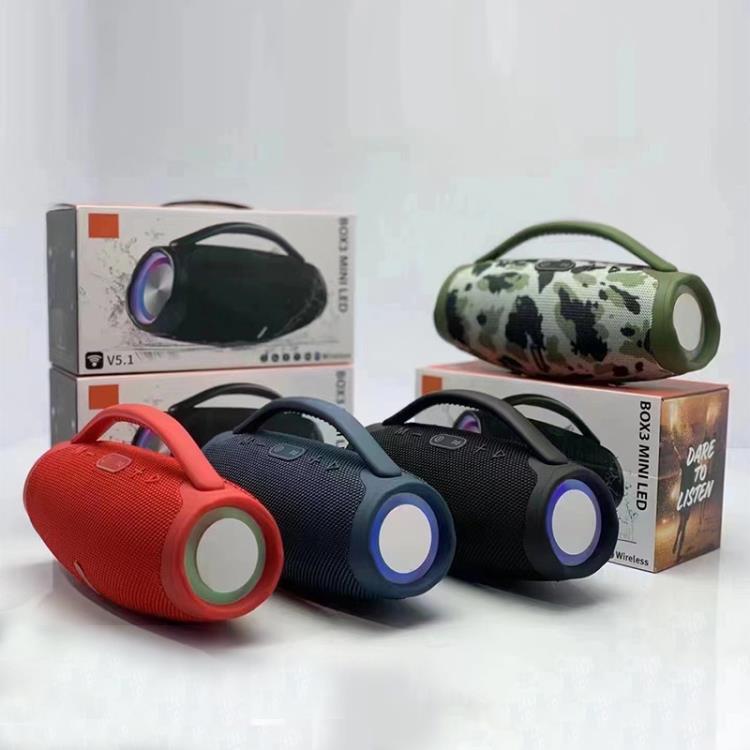 Music War God 3rd Gen Bluetooth Speaker Wireless Outdoor Portable LED Sound Boombox3 Gift