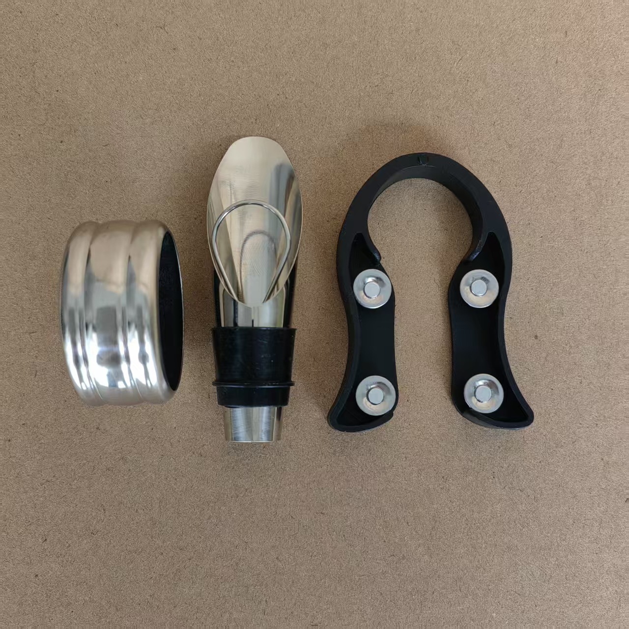 Red Wine Tool Set Foil Cutter Stainless Steel Anti-Drip Ring Red Wine Pourer Stainless Steel Wine Ring