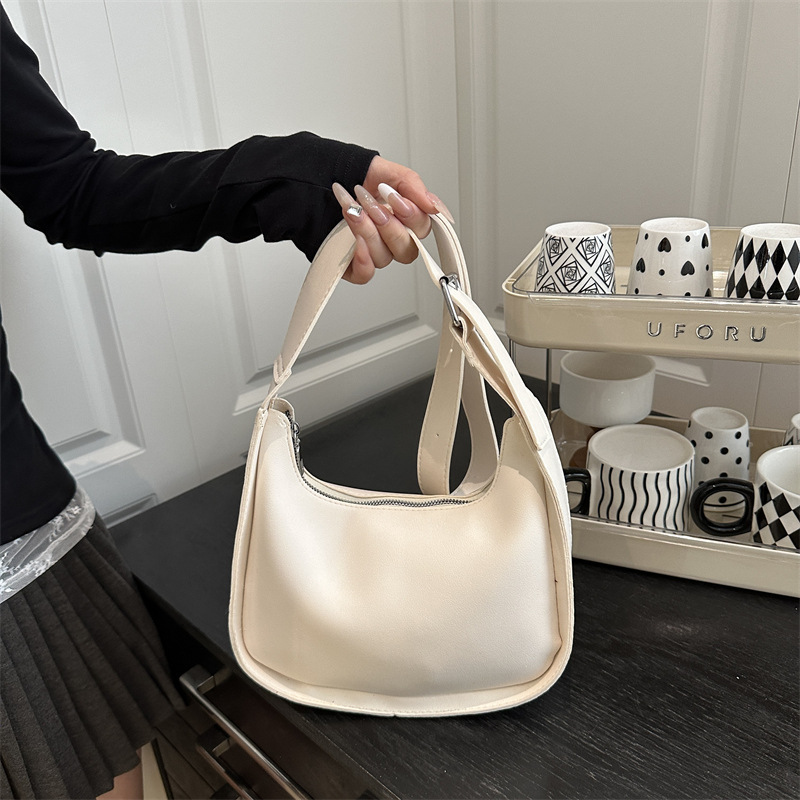 New Women's Bag 2026 Textured Bag Work Commuter Single Shoulder Crossbody Bag Underarm Bag