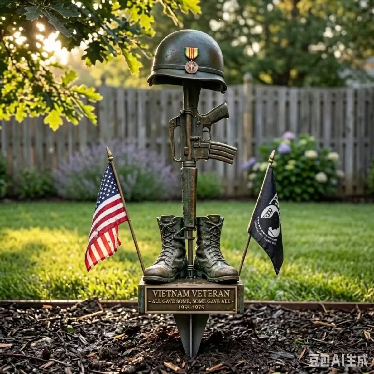 New Battle Field Cross Memorial Sculpture