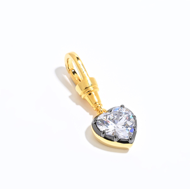 Sweet Cool Style S925 Silver Gold-Plated Three-Dimensional Geometric Round Pendant Earrings for Women