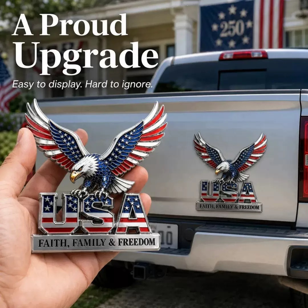New USA Eagle Brand - Commemorative Metal Sign - 250th Anniversary Gift Garden Decoration