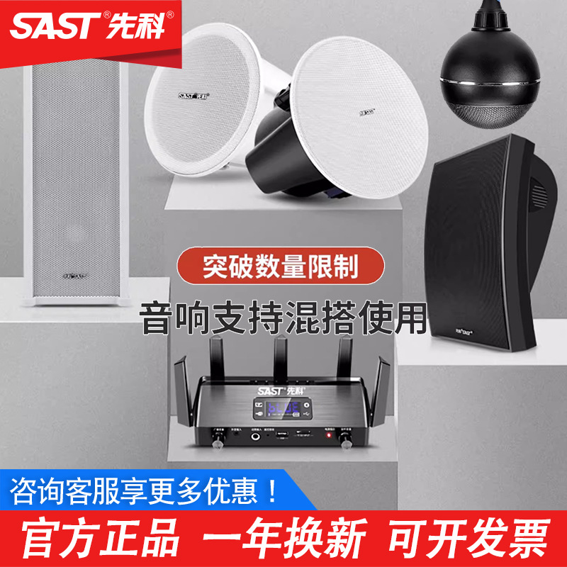 SAST D1 ceiling audio Bluetooth ceiling embedded commercial shop dedicated wireless wall-mounted wall speaker horn