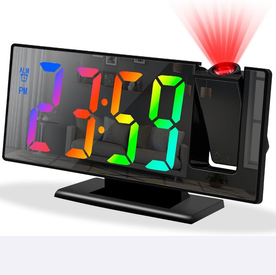 LED projection clock