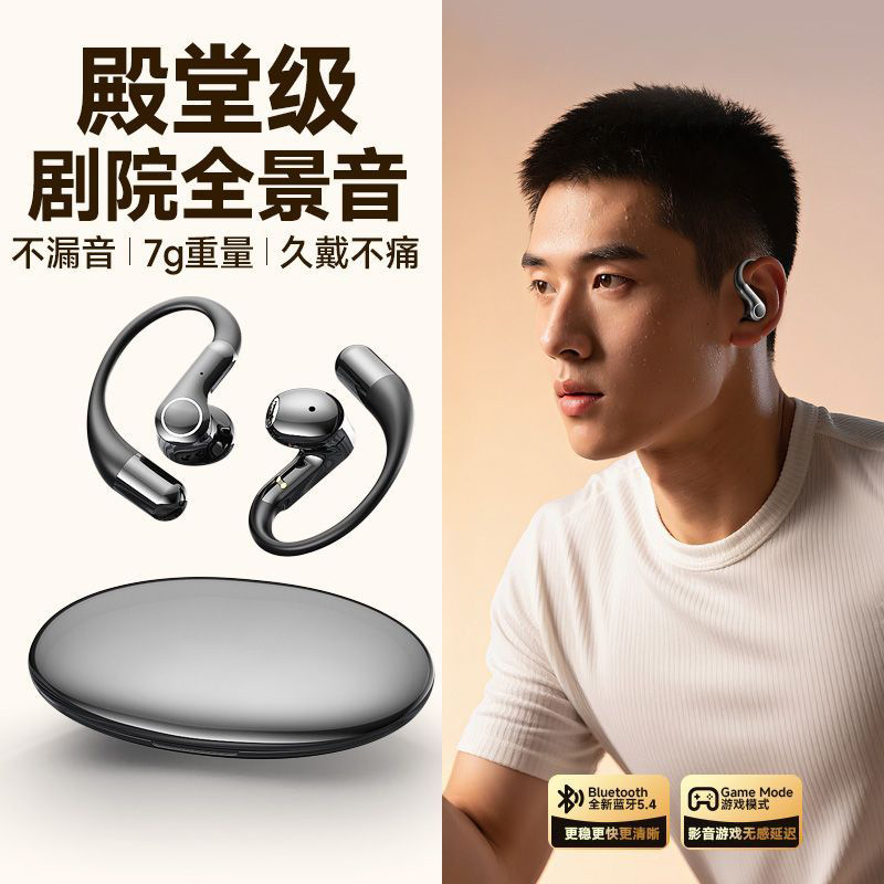 Wireless Bluetooth Earphones Over-ear Ultra-long Battery Life Translation Earphones Comfortable Fit Heavy Bass Stereo