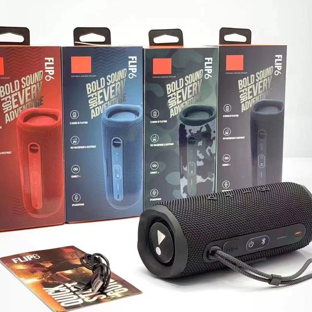 FLIP6 Wireless Bluetooth Speaker Home Speaker Mini Outdoor Subwoofer Desktop Card Audio