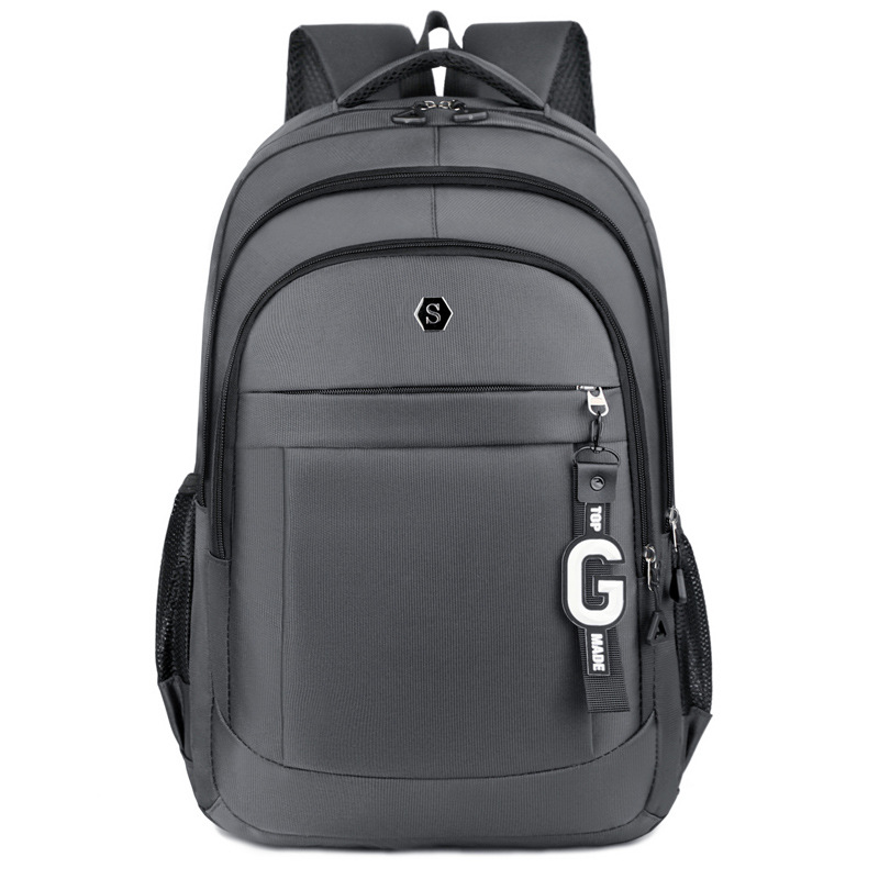 Backpack men women junior high school high school college student Oxford cloth schoolbag large capacity Europe business trip travel backpack
