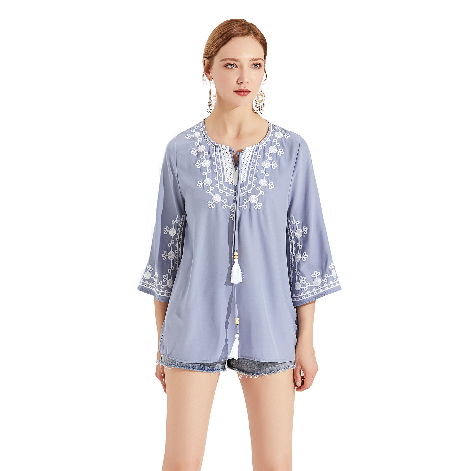 2023 women's new short sleeve women's top