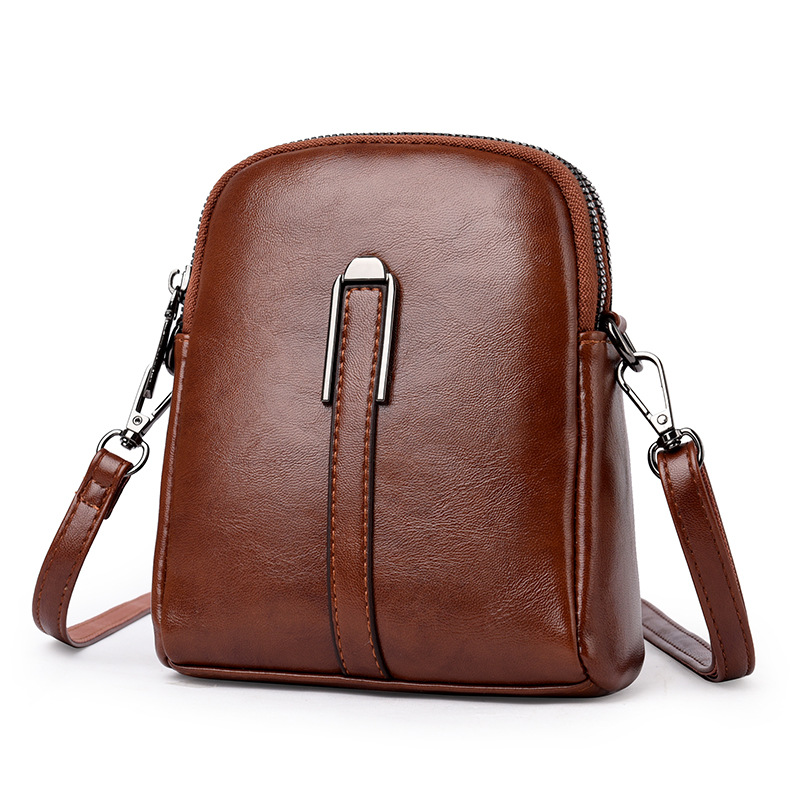 Mobile phone bag women 2025 new bag women texture mini shoulder bag women crossbody small bag