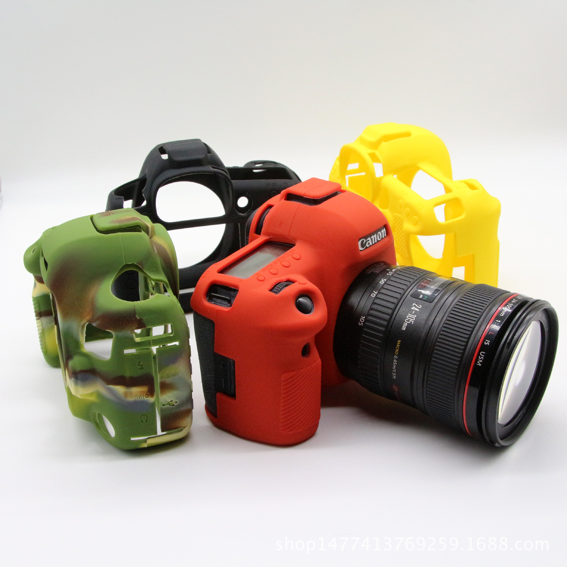 Silicone case protective case for Canon 5D4 DSLR camera anti-wear anti-scratch