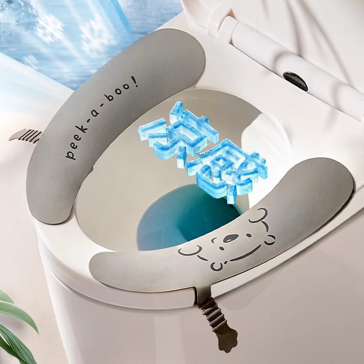 Toilet Mat Four Seasons Universal Silicone Toilet Seat Sticker Winter Summer Home Toilet Seat Cushion Toilet Pad