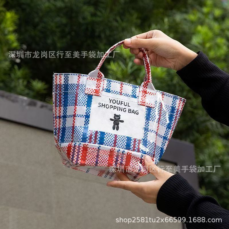 Custom PP woven laminated shopping bag business event gift shopping mall pet store handbag