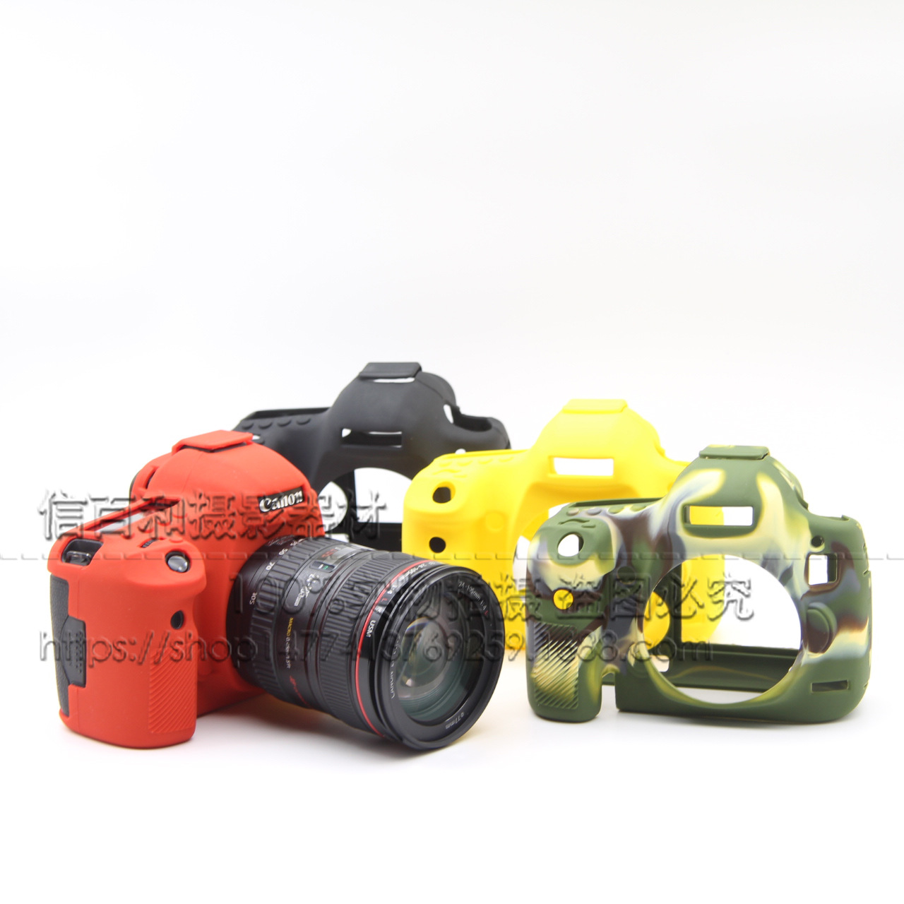 Silicone case for Canon 5D Mark III DSLR camera protective cover 5D3/5DS/5DSR