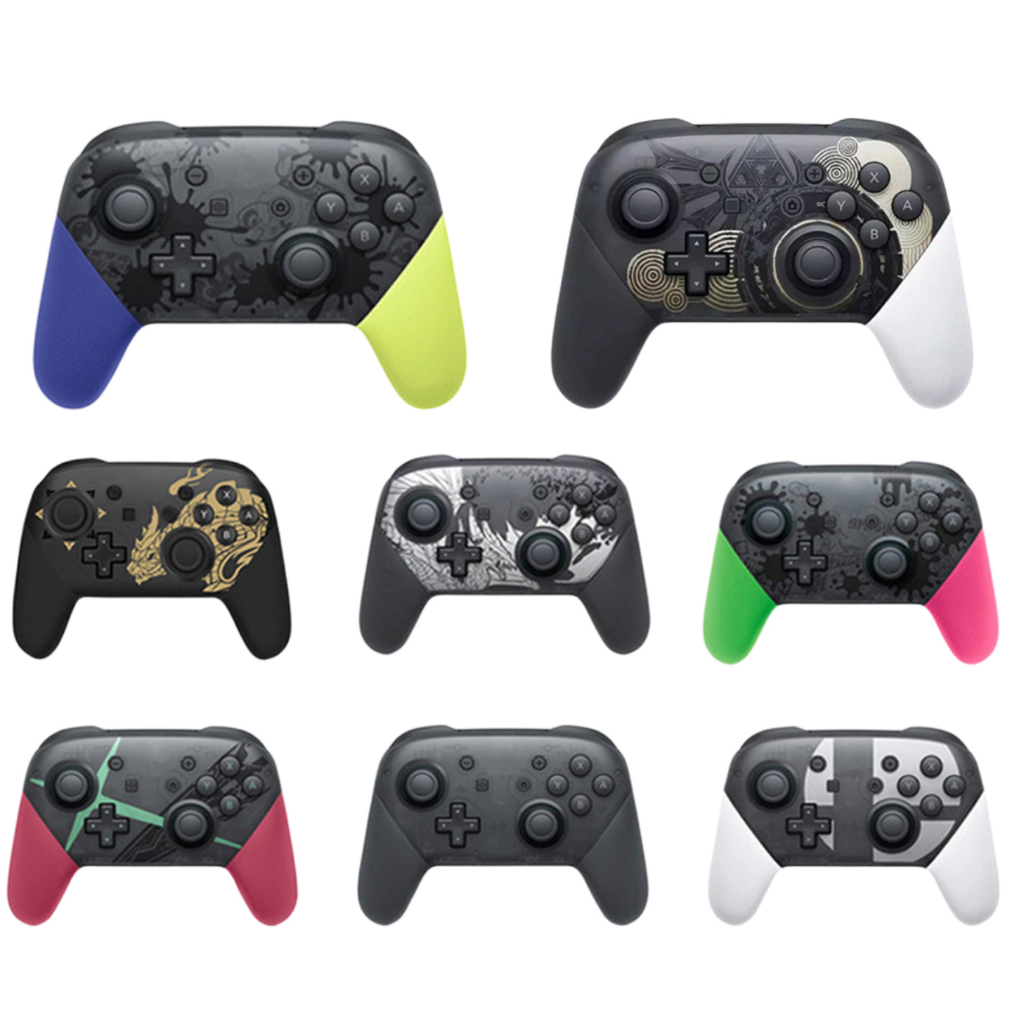 Switch PRO Super Smash Bros. wireless handle Xenoblade Splatoon handle compatible with Switch console