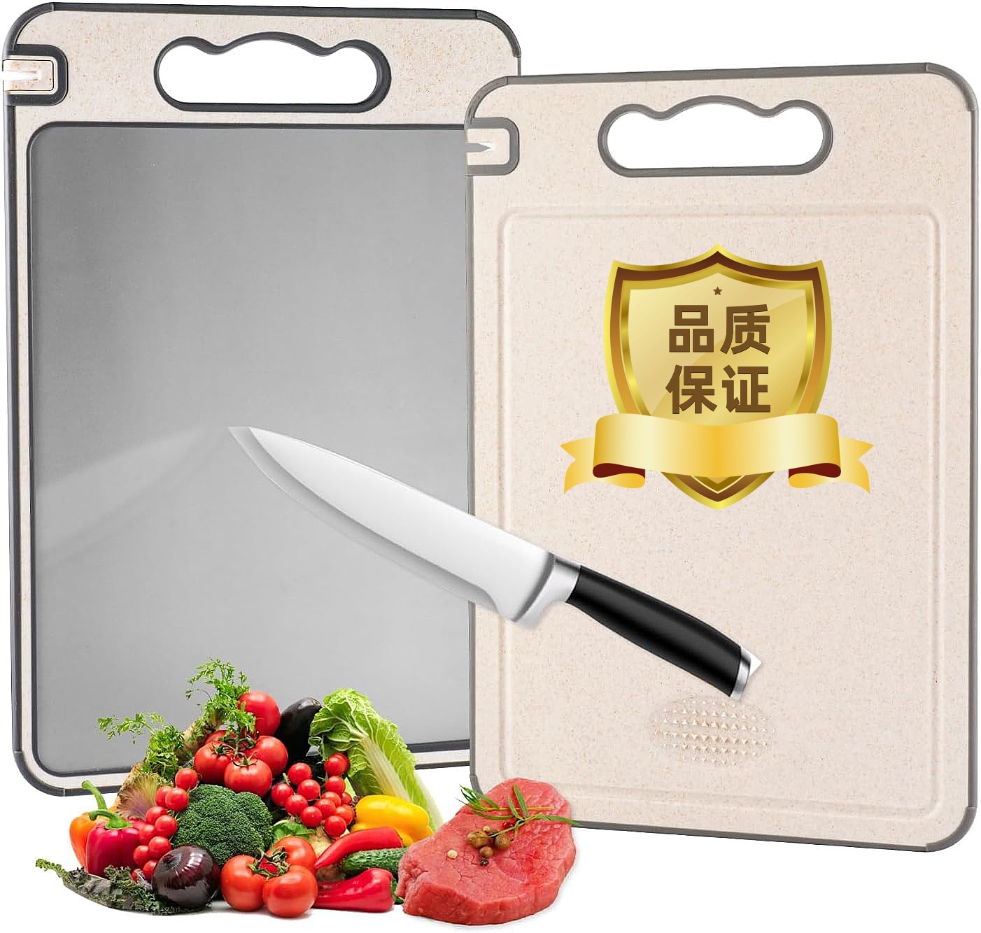 German 304 Stainless Steel Cutting Board 316 Thickened Stainless Steel Cutting Board Home Cutting Fruit Chopping Board Panel
