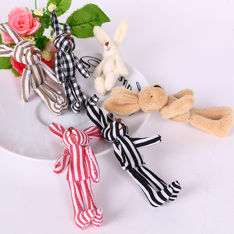 Live Stream Long Leg Rabbit Cartoon Rabbit Plush Clothes Accessories Hat Accessories Doll Plush Toy