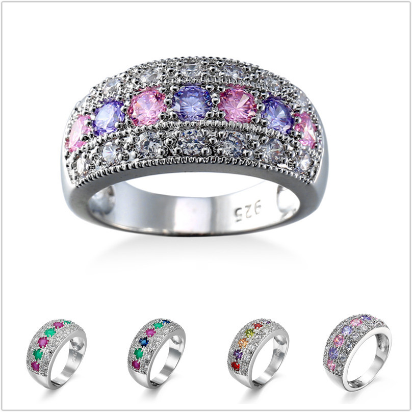 Fashion Jewelry New Arrival Hand Jewelry Independent Site Diamond Zirconia Ring