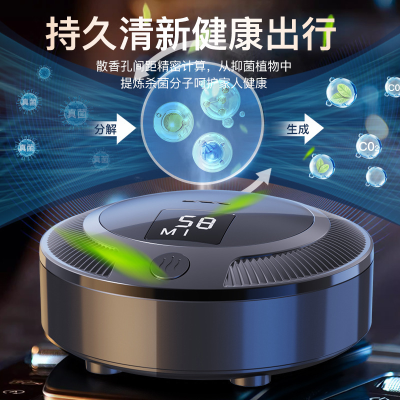 New Air Purifier Small Household Car Indoor Deodorizer Ozone Sterilization Remove Odor Formaldehyde Purifier