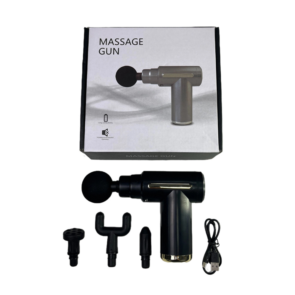 Fascia gun mini portable fitness muscle relaxation cervical massager fascia gun