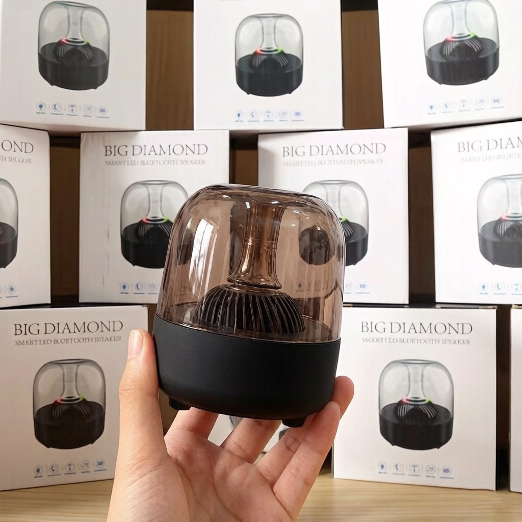 Colorful Glaze Light Bluetooth Speaker Computer Card Mini Gift Huaqiangbei Small Harman Speaker