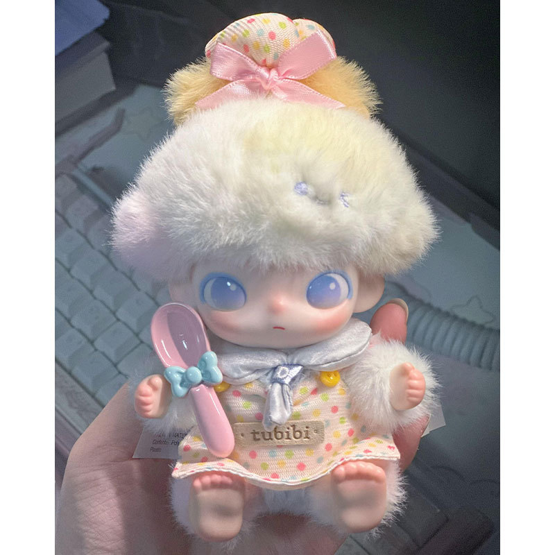 Only doll clothes] Suitable for DIMOO Newborn Diary series vinyl doll clothes dessert chef set cute
