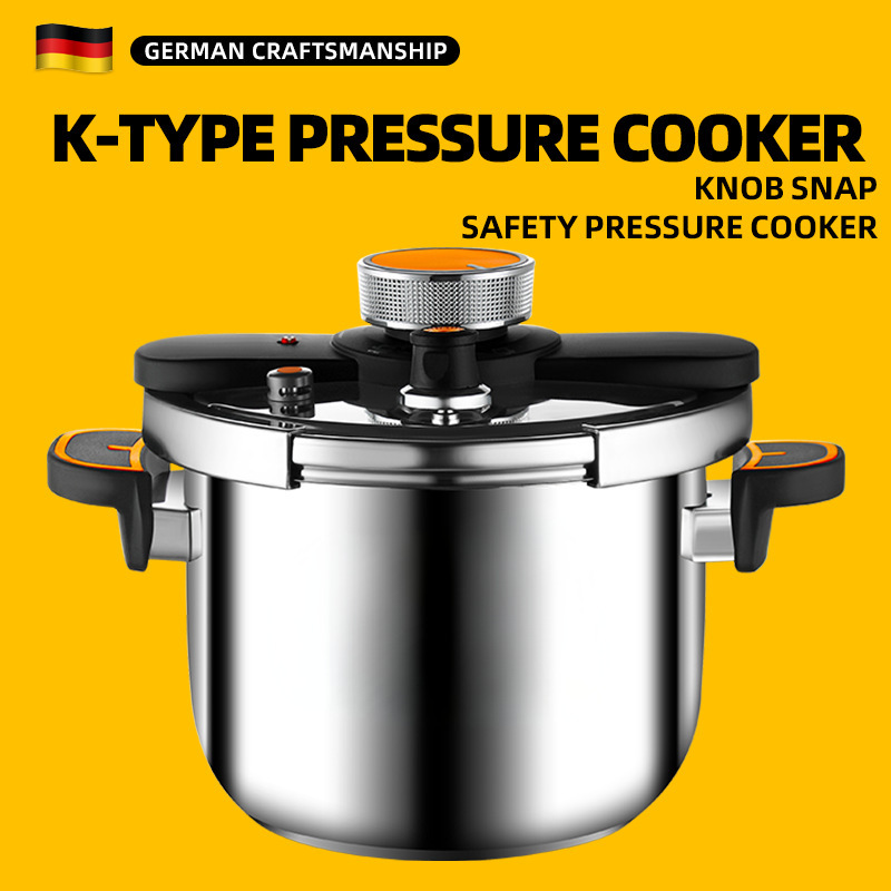 Select304 stainless steel pressure cooker safety anti-explosion thickened knob type gift pressure cooker