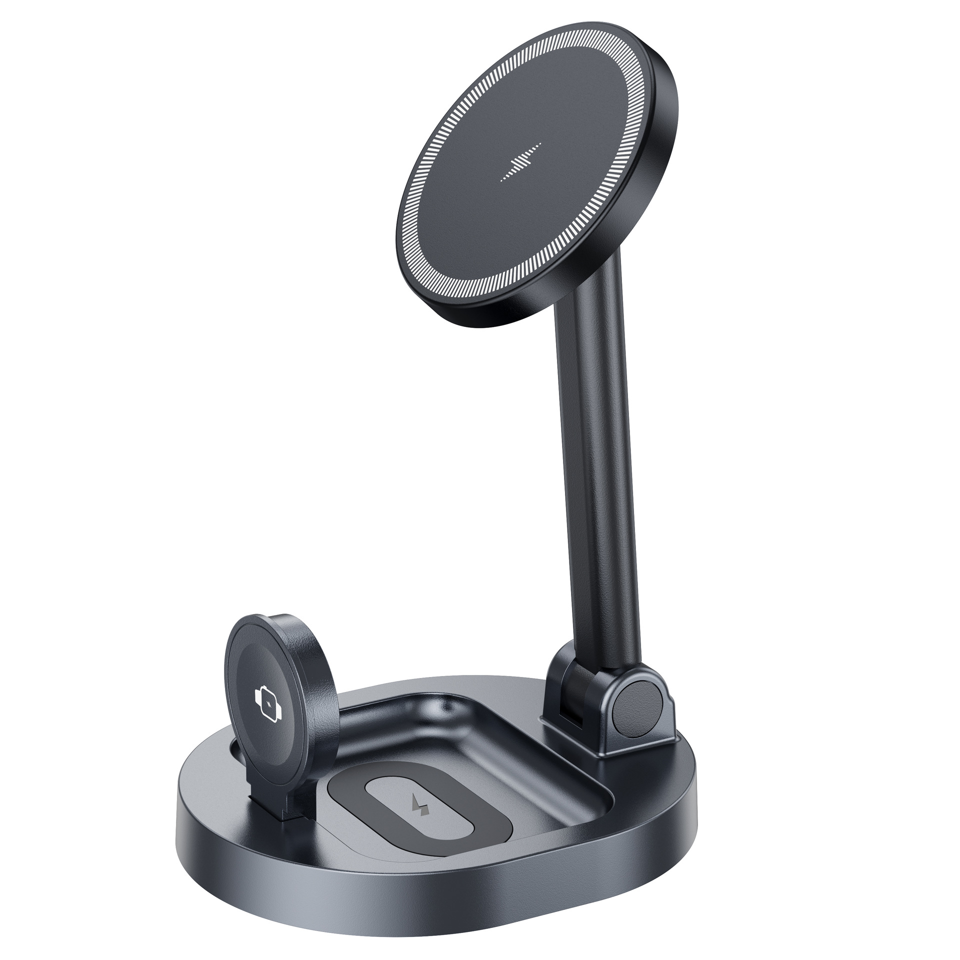 W16 3-in-1 Foldable Wireless Charger Compatible with magsafe iwatch 15W Multi-Device Compatible Portable