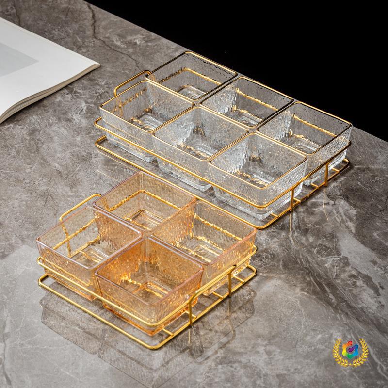 Nordic acrylic fruit tray, bar, KTV, foot bath, hairdressing, commercial display plate, snack dish, compartment tray, storage box