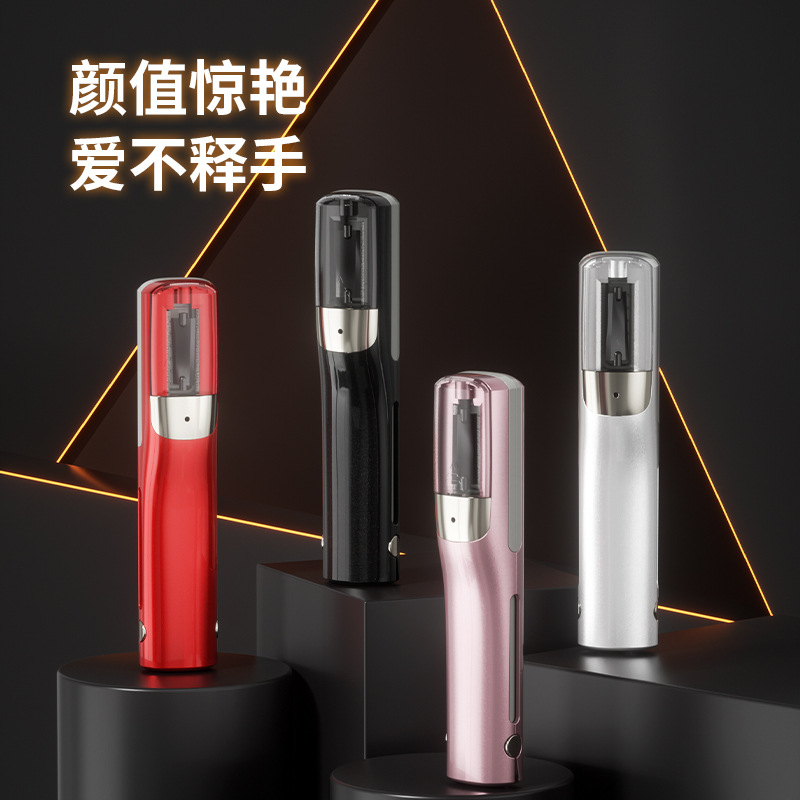 New electric hair clipper rechargeable hair split end trimmer portable mini automatic hair clipper