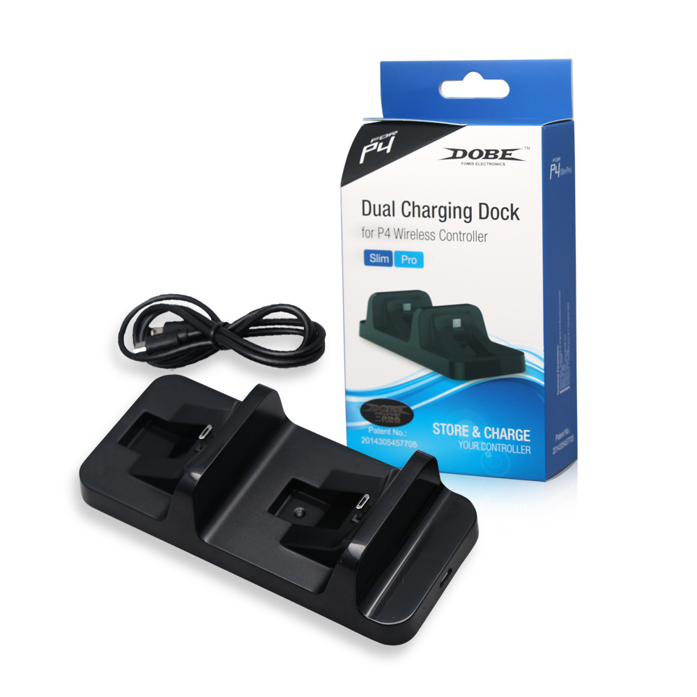 PS4 Controller Dual Charging Dock PS4 Wireless Charger PS4 TP4-002 Multi-Platform Compatible