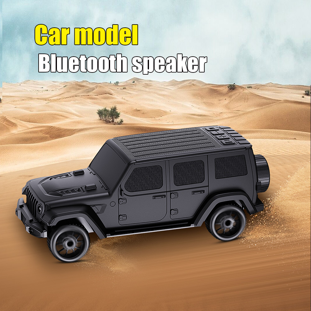2025 New Bluetooth Speaker Car Model Wireless Plug-in Card Speaker Gift Desktop Small