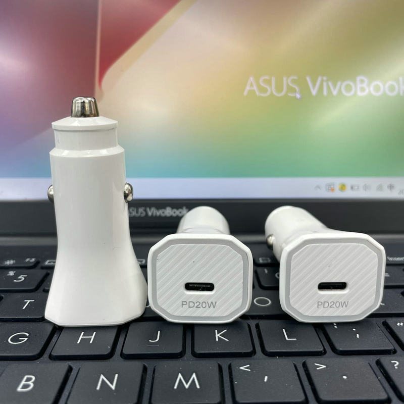 New Multi-Function Car Charger PD Car Charger 25W Car Charger Fast Charging Car Charger Head