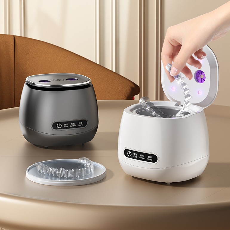 Ultrasonic Denture Cleaning Machine Fully Automatic Home Use Jewelry False Teeth Makeup Brush