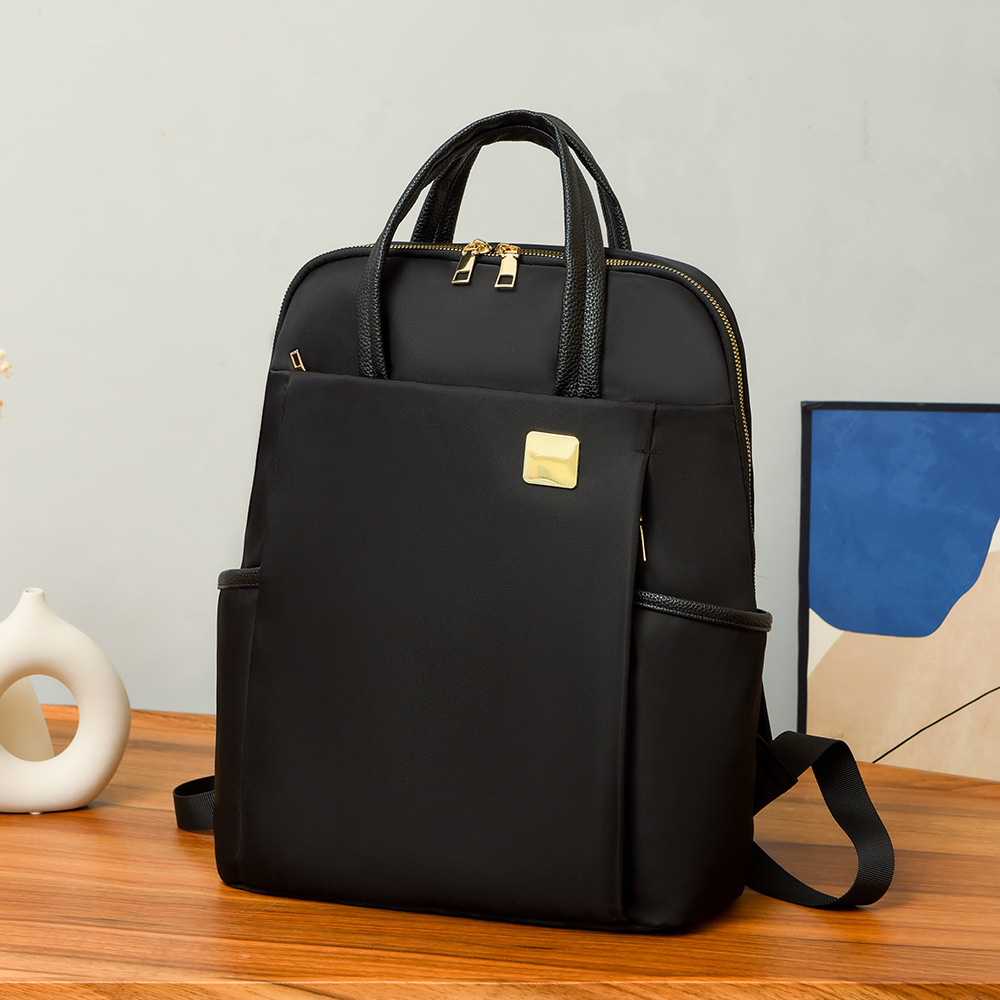 Women's bag 2025 women's business Oxford student laptop bag casual backpack women's outdoor travel backpack