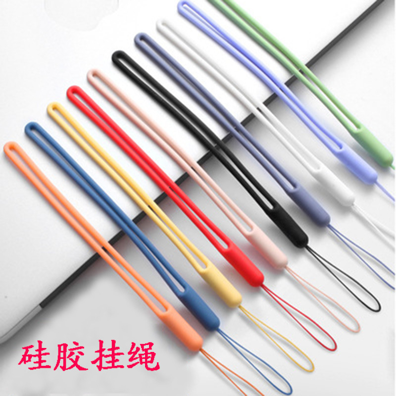 Phone Lanyard Case Short Wrist Strap Hanging Rope Wrist Liquid Silicone Silicone Hanging Chain Anti-lost Phone Case Rope Non-slip