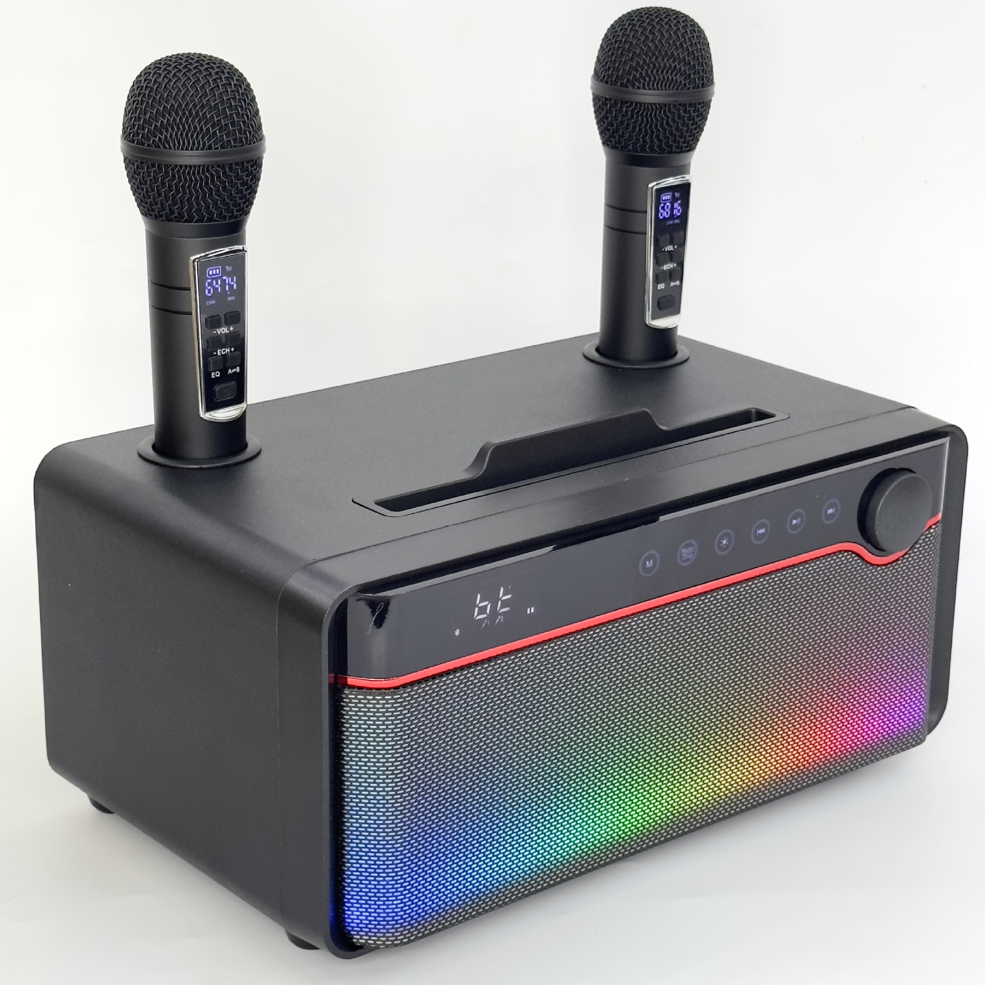 New SD328 Bluetooth Speaker Wireless Dual Microphone Karaoke All-in-One Home Children's KTV Singing Outdoor