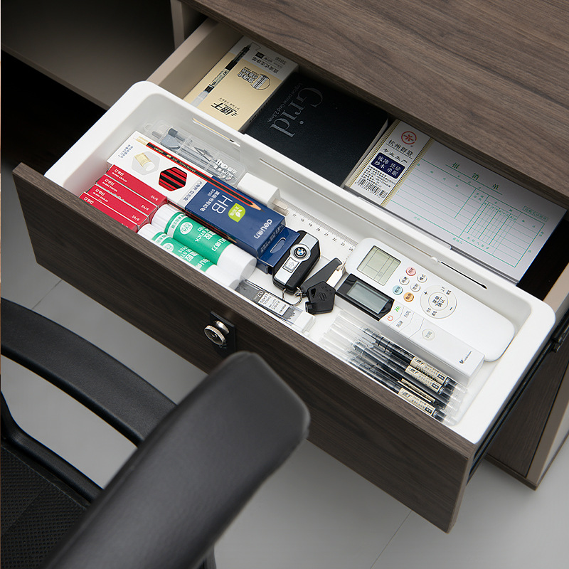 Drawer Expandable Storage Box, Built-in Storage Box, Cabinet Layered Storage Basket, Shelf Organizer, Kitchen Utensil Storage Box