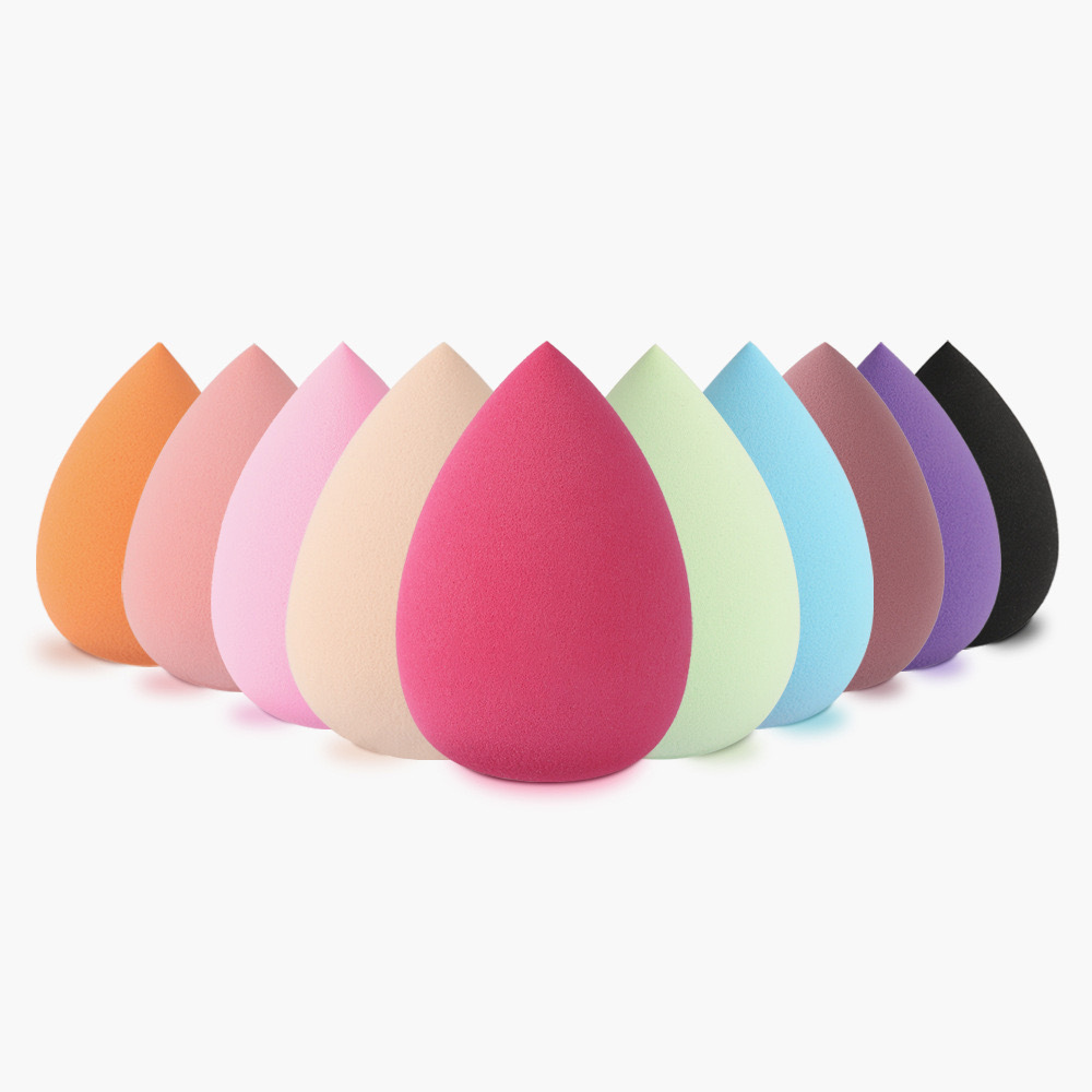 Water Drop Makeup Gourd Sponge Powder Puff Oblique Cut Cosmetic Sponge Dry and Wet Dual-Use Makeup Sponge Cushion Cosmetic Sponge
