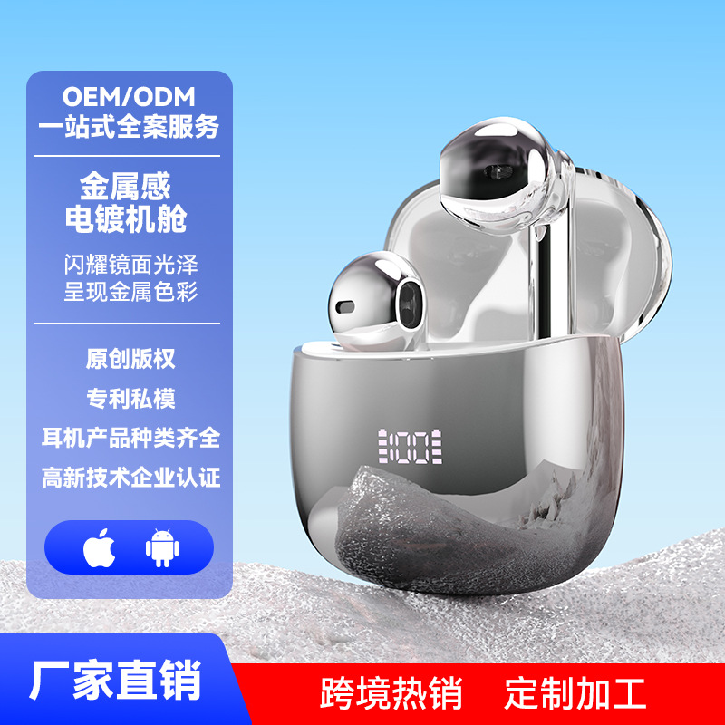 2025 New Bluetooth Earphones Comfortable for Long Wear Noise Cancelling Earphones Wireless Earphones Bluetooth Call Music
