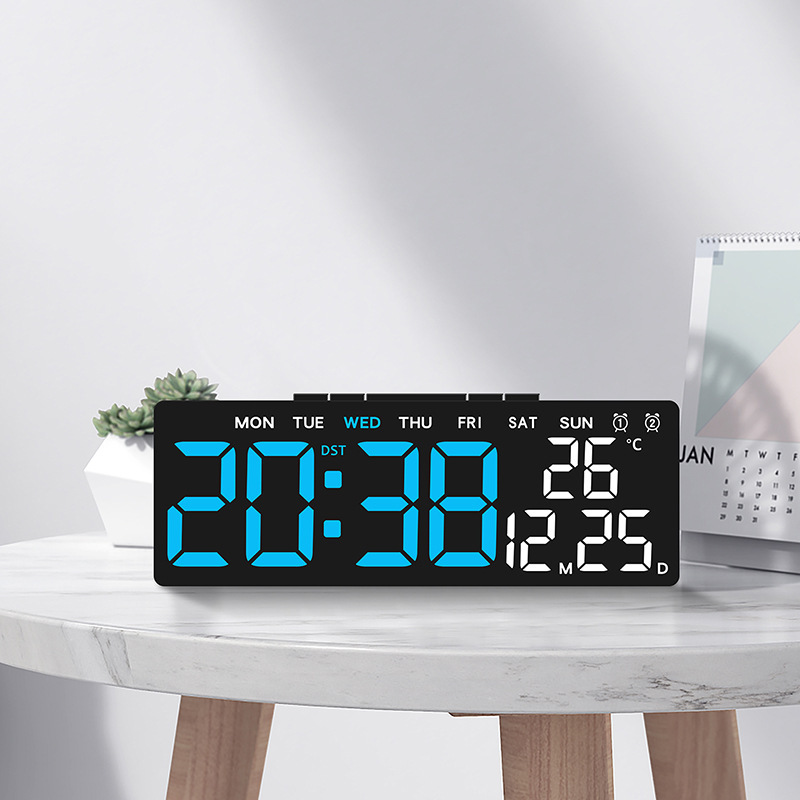 New Clock Multifunctional Electronic Clock Simple LED Digital Clock USB Output Bedside Clock 5510 Alarm Clock