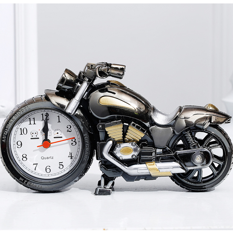 Daily use alarm clock new style motorcycle alarm clock alarm clock student bedside clock home