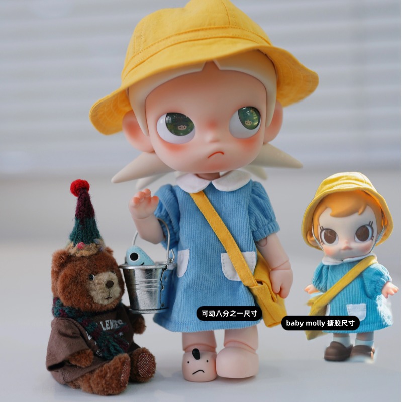 Baby Molly vinyl 'Active Winter' series zsiga Gazi doll clothes set outfit change eighth scale little yellow hair