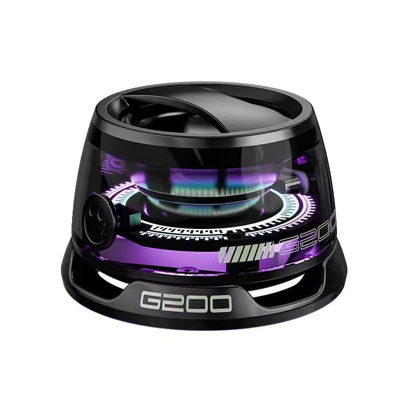 New G200 Magnetic Bluetooth Speaker Portable Outdoor High Sound Quality Colorful Atmosphere Light Bluetooth Mini Speaker