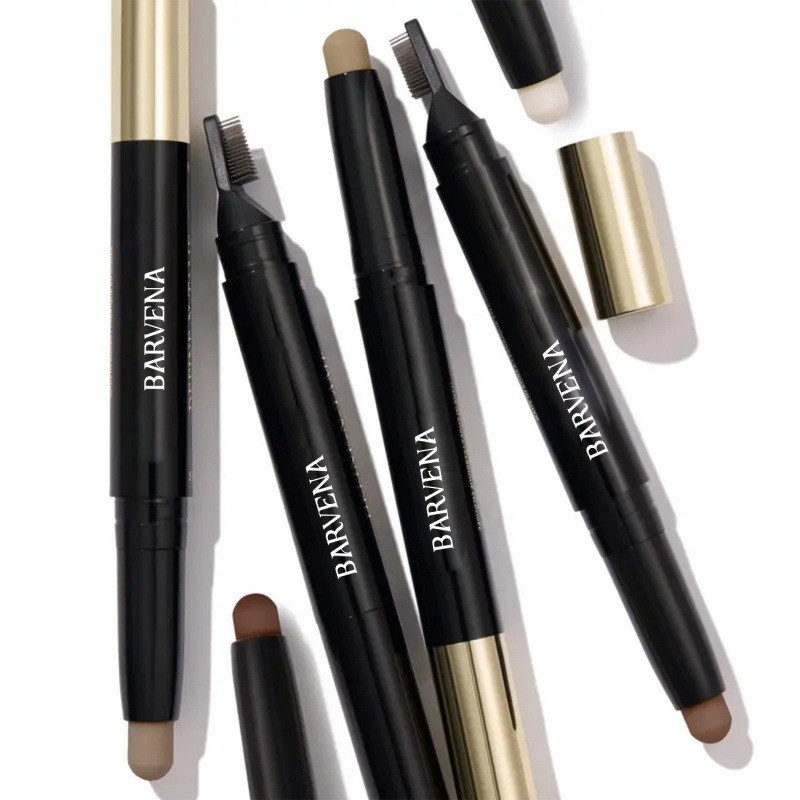 BARVENA Eyebrow Pencil Lift Stick Waterproof Sweatproof 3D Outline Wild Eyebrow Not Easy to Smudge