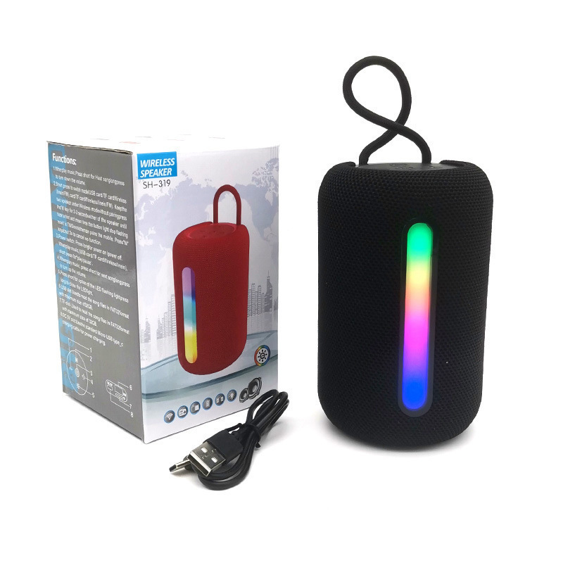 Strength Straight Hair Card Type 319 Portable Outdoor Bluetooth Speaker Wireless Audio