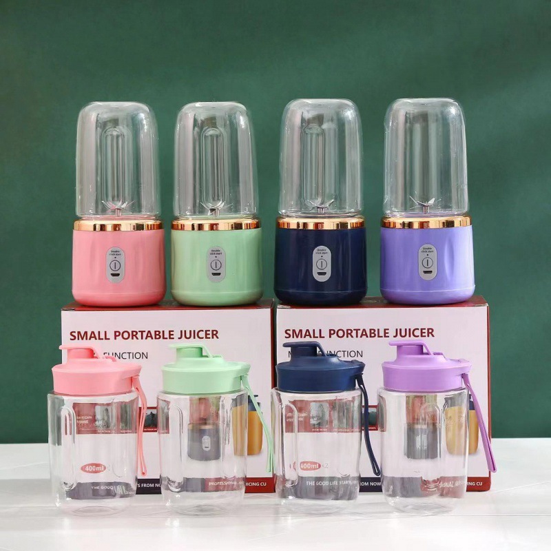 New Double Cup Juicer Portable Rechargeable Small Juicer Cup Household Multifunctional Fruit Juicer